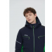 Куртка High Experience 13009 темно-синий/зеленый