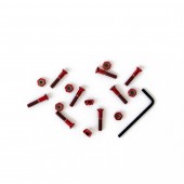Комплект винтов Footwork SHINY RED шестигранник с ключом